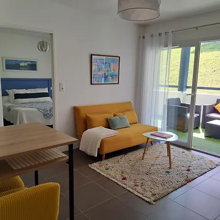 T2 Acotzeta Classe 3 Etoiles Jean De Luz Quartier Acotz Pres Des Plages Apartamento San Juan de Luz